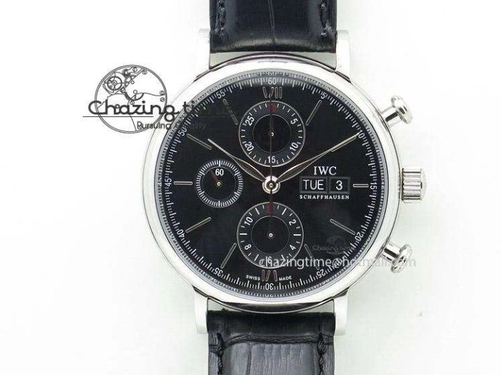 MIROTIME 0310 Mark XVIII IW327002 SS Mk Maker Best Edition White Dial On Black Leather Strap A SunProtective 7298